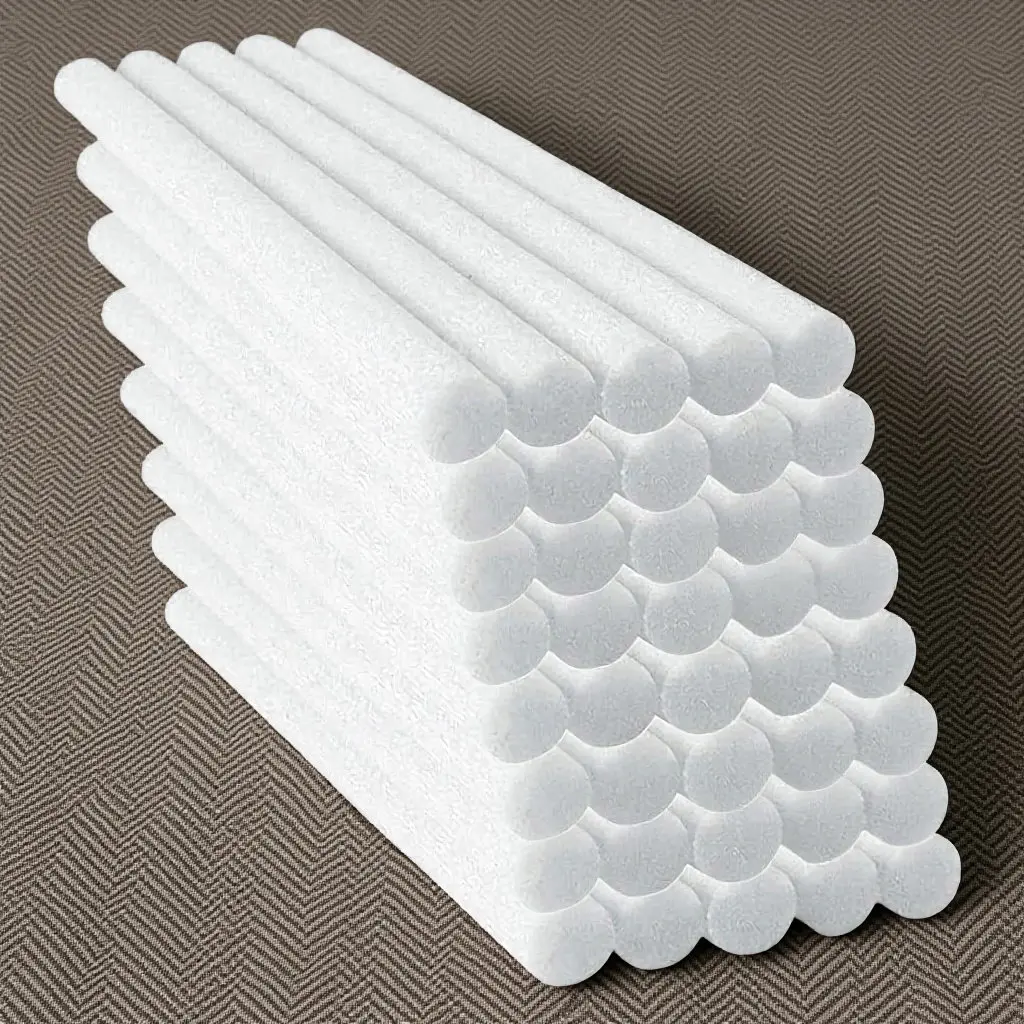 40Pcs Fiber Diffuser Stick Humidifier Replacement Stick High Porosity Absorbent Aroma Volatile Rod Fragrance Diffuser Wand
