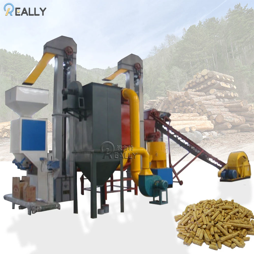 Wood Pellet Machine Energy Saving Production Line Equipped Pellet Machine