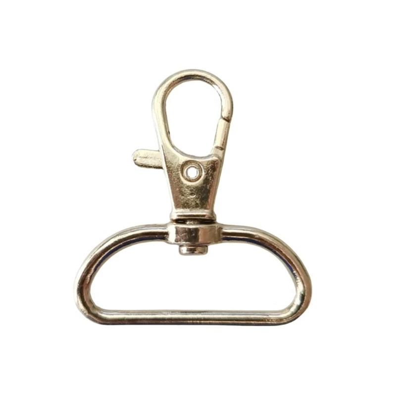 72x 32mm Swivels Metal Snaps Hooks Key Chains D Rings Carabiner Hooks for Crafts Dropship