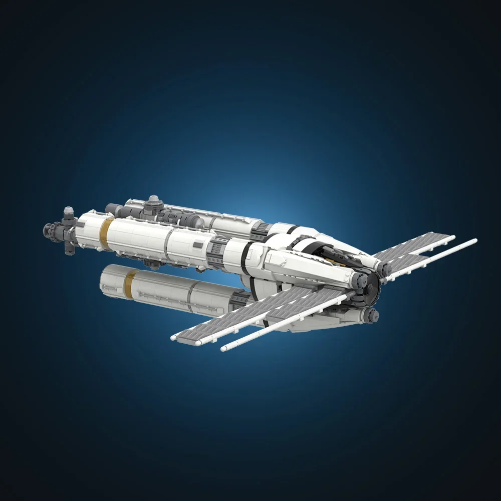 MOC Project Hail Mary Spacecraft Building Blocks Model Movie The Hail Mary Spacecraft Bricks Assembly Toys Adult Birthday Gifts