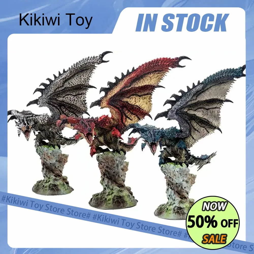 

Фигурка из игры Monster Hunter World: Аниме-дракон, Мужской Огненный Дракон, Азур Раталос, Серебряный Раталос, Коллекционная статуэтка, Игрушка, Подарок