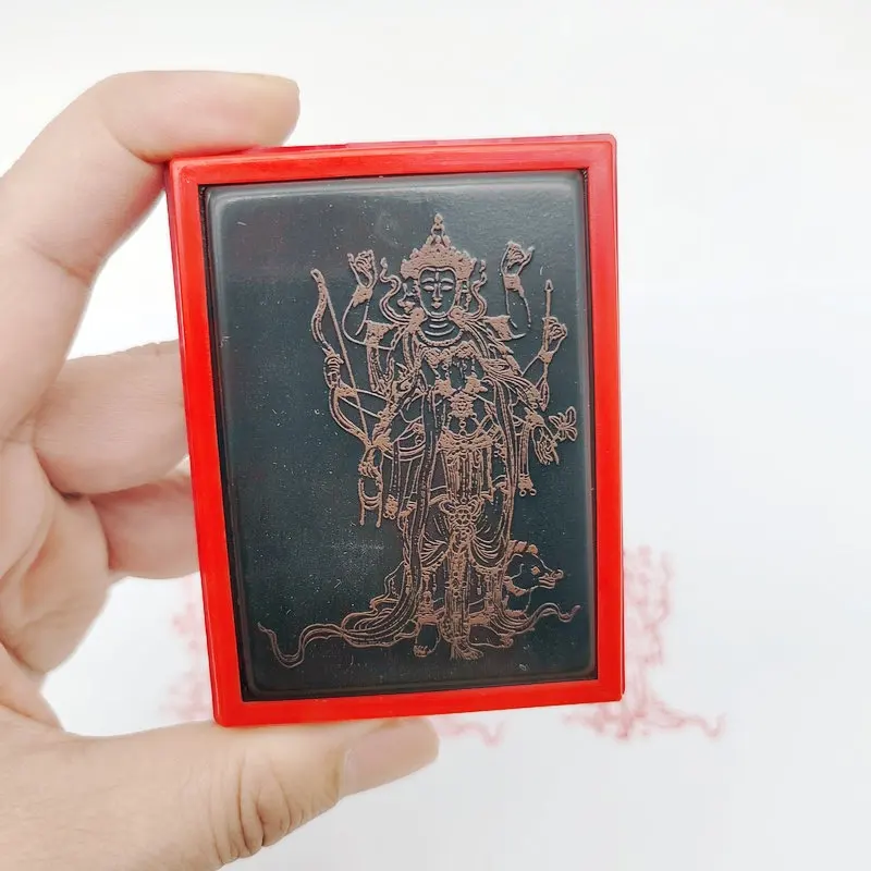 Guangming Buddha mother seal, three sides and eight arms, Moli heaven Buddha seal, photosensitive seal