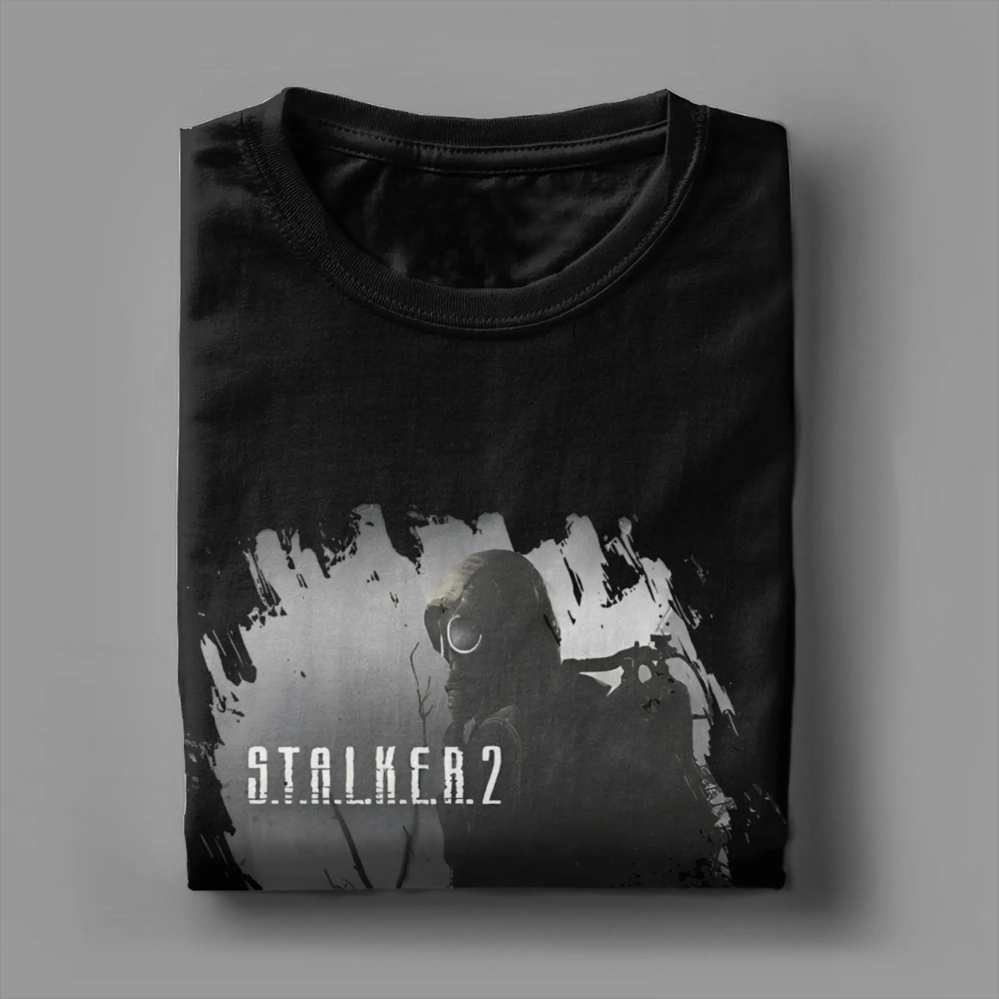 تي شيرت All Seasons STALKER 2- Heart of Chernobyl للجنسين تي شيرت قطن 100% ملابس قصيرة الأكمام