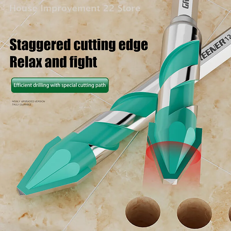 

Blade Sawtooth Eccentric Drill Bit Tile Concrete Drilling Special Electric Drill Head Ultra-high Hardness Machine Drill Bit