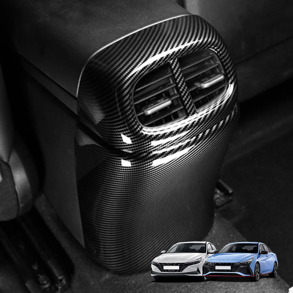 

Салон автомобиля, задний вентиляционное отверстие, декоративная рамка, крышка, удлинитель переключения передач, рамка из АБС-пластика для Hyundai Elantra CN7/CN7 N, аксессуары для отделки