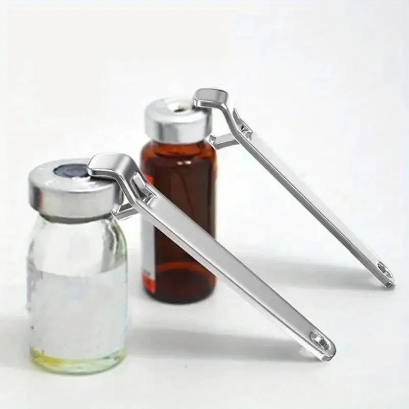 2PCS Stainless Steel Oral Liquid Vial Opener Nurse Doctor Tool Portable Ampule Bottle Opener Can Opener Kitchen Accessories
