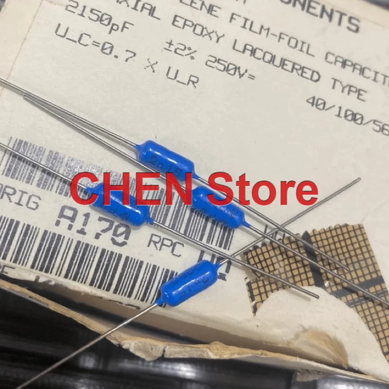 

20PCS/lot original BC VISHAY KP464 2150PF 250V 2% 4X10MM PH 2N15 Audio axial capacitor free shipping