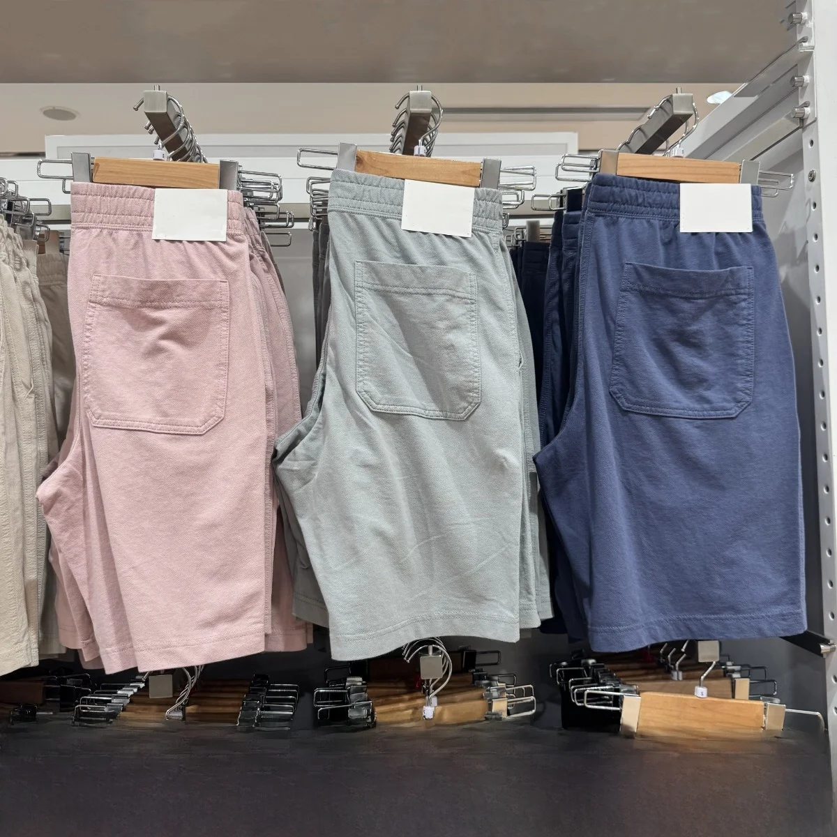 

NHLQ ex Waed Вязаные эластичные орты Повседневные прямые ноги со средней талией Летние орты Удобные дышащие молодежные модные орты