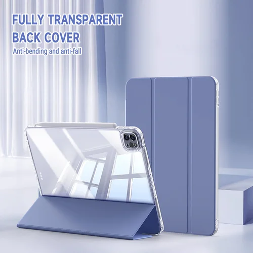 Imagen 2 del producto Para Samsung Tab S7 S8 S9 11 S10 FE 10,9 Plus Funda de 12,4 pulgadas Funda inteligente magnética para Tab A9 8,7 ""Plus 11"" A8 portalápices Funda