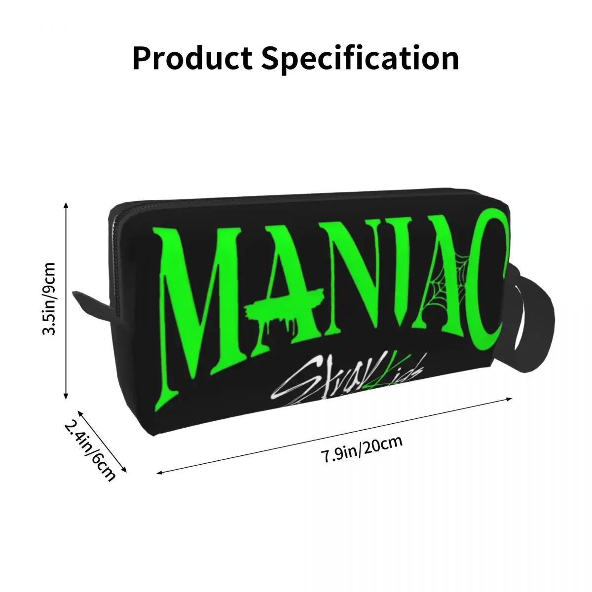 Maniac 2nd Strayed Kids Makeup Bag Travel Cosmetic Bag Men Women Toiletry Bags Storage Pouch Bag