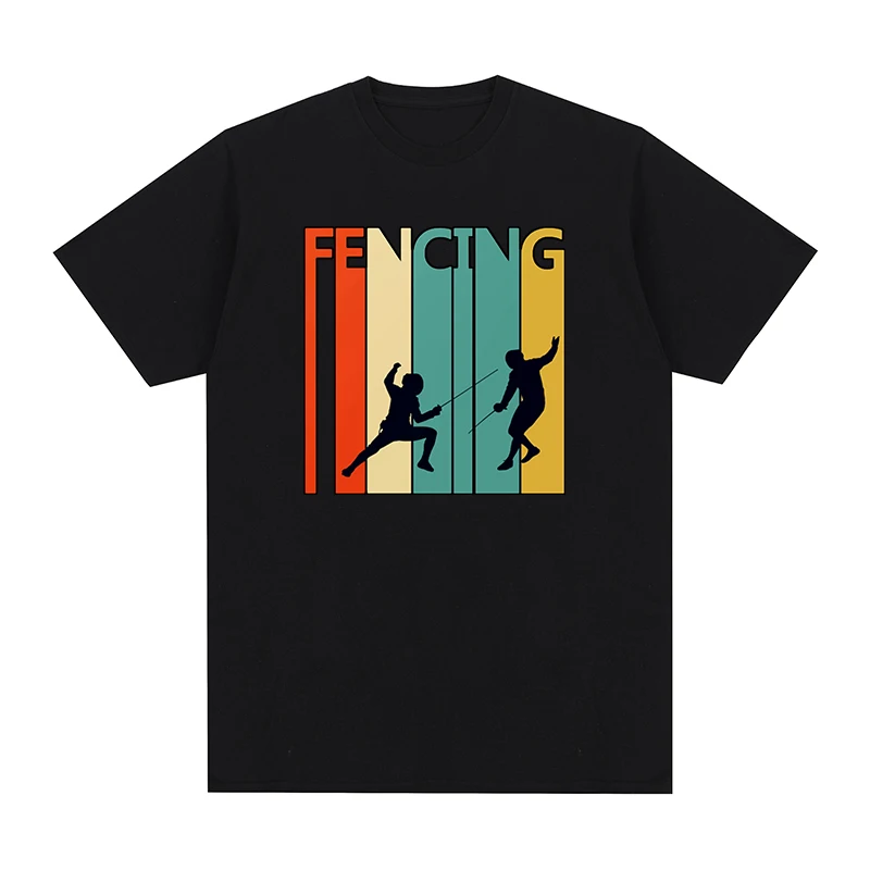 fencing Fencer T-shirt Funny Cotton Men T shirt New TEE TSHIRT Womens Tops