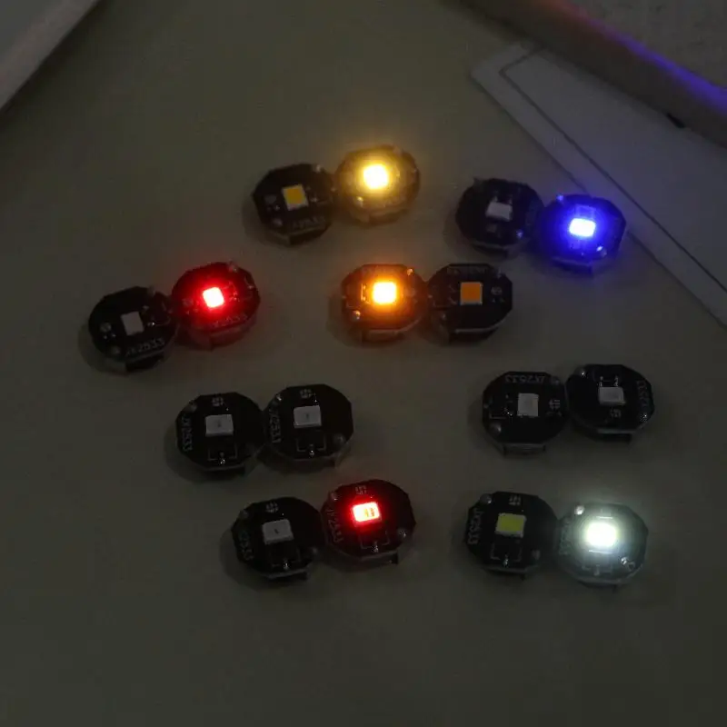 2Pcs LED Light Microwave Magnetic Control Switch Lighting Chip Animation Hand To Do Plus Light Model Toy Wireless Lamp