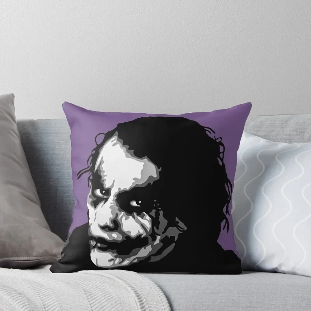 

Heath Ledger Black and White Portrait Throw Pillow Covers For Sofas luxury sofa pillows bed pillows pillow
