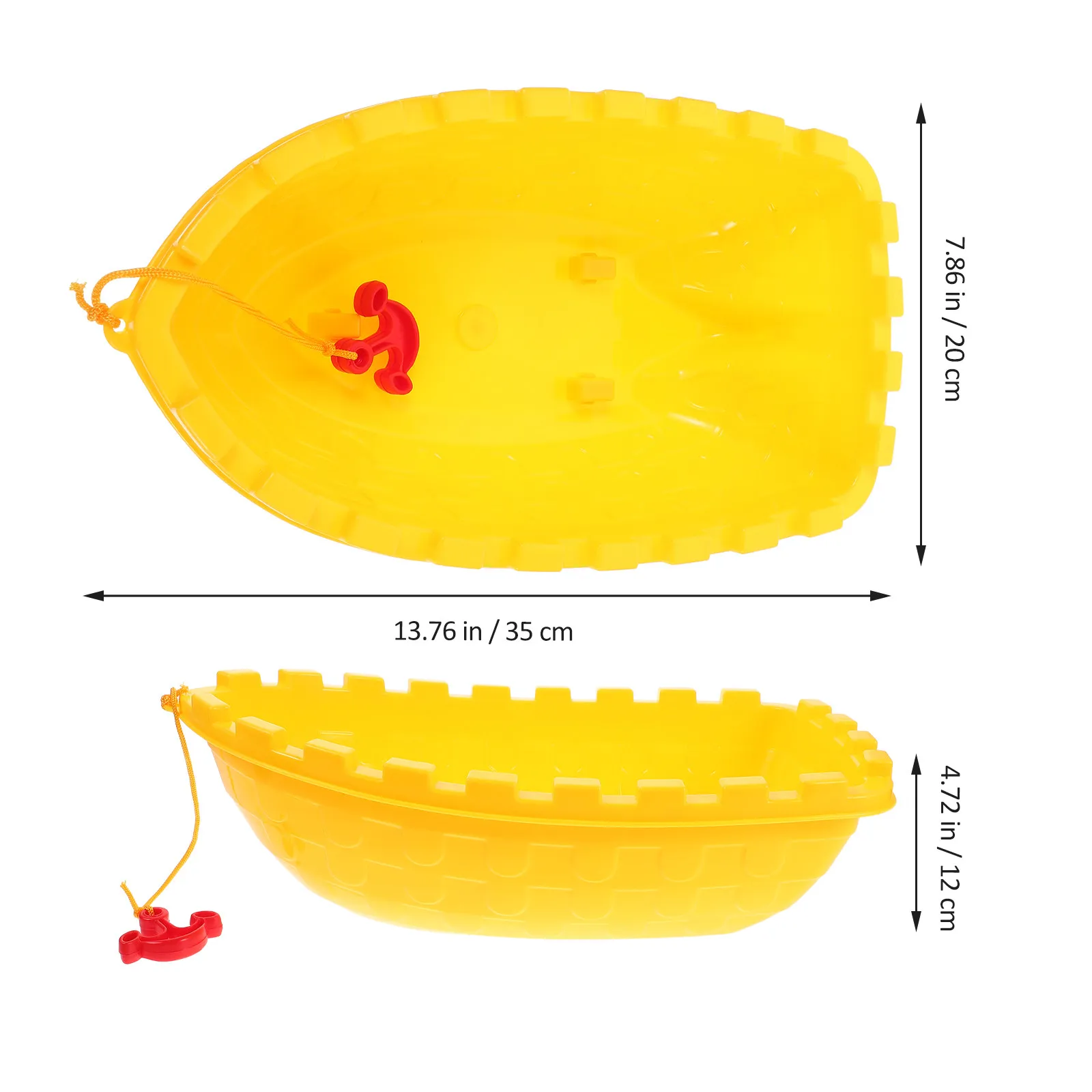 Baby Floating Boat for Bathtub Pool Playtime Safe Plastic Ride-on for Skill Development Imagination Outdoor