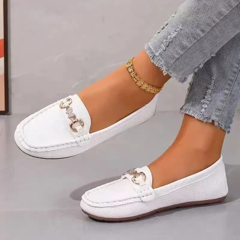 2025 New Women Flats Spring Autumn Casual Slip on Mary Jane Shoes Fashion Sneakers Women Round Toe Solid Soft Sole Flat Loafers