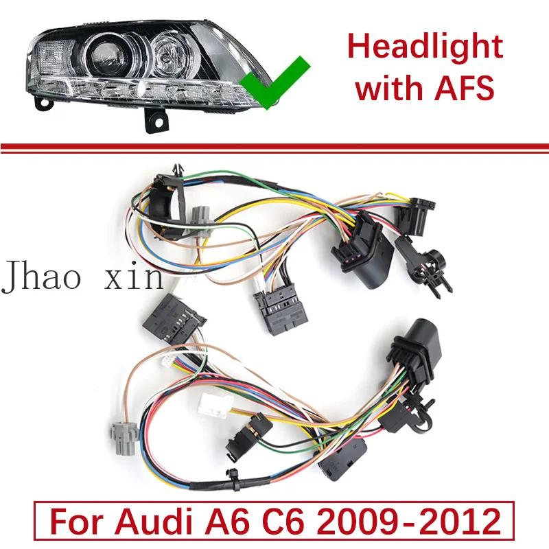 Suitable For Audi A6 C6 2009-2012 with AFS Internal Harness Component Connector Plug Circuit Group Car Headlights Wiring Harness