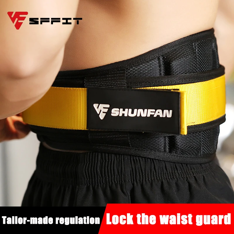 Professional fitness gym belt sports weight lifting belt gym easy to use power lifting weight adjustable fitness leather belts