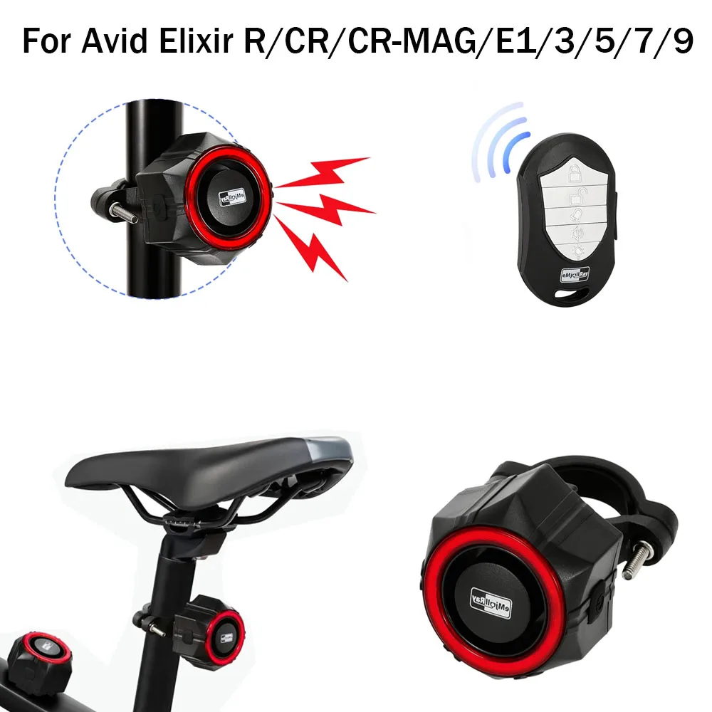 MTB Bicycle Wireless Security Anti-Theft For Avid Elixir R/CR/CR-MAG/E1/3/5/7/9 SRAM FORCE AXS Level TL Bike 10dB Remote Control