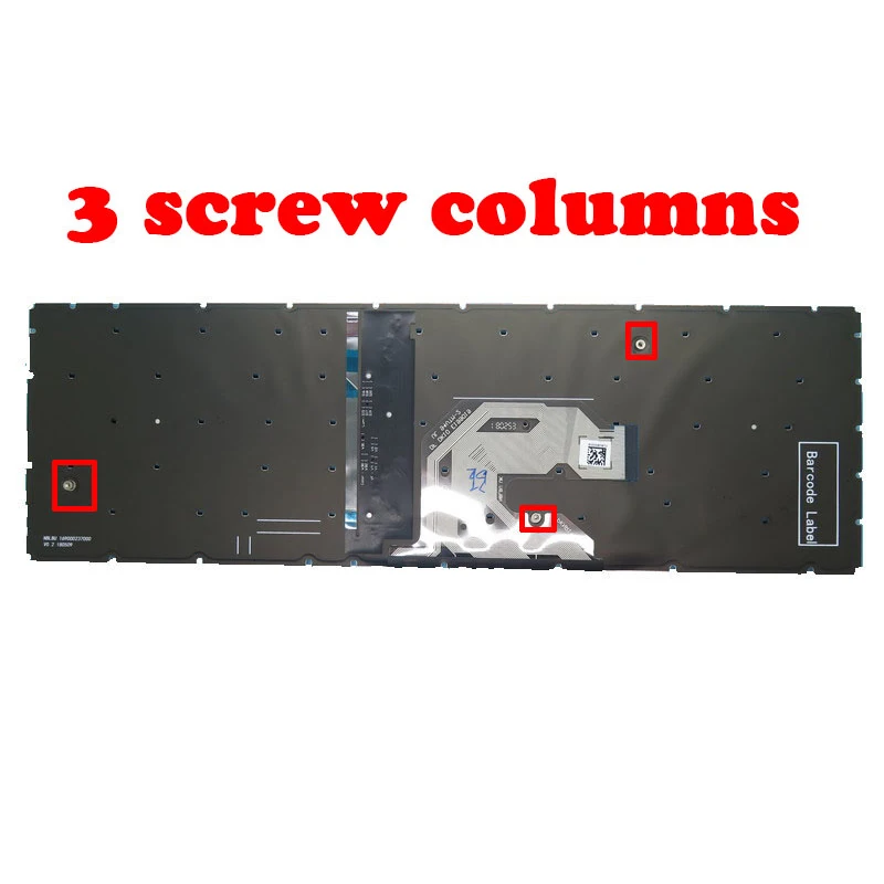 Laptop Keyboard For HP ProBook 450 455 G6 G7 with backlit no Frame UK/TR/NW/PO/RO/SD/ICE/BG/BR/DM/ARFR/BE/CZ/HU/RO/TI 3 screws