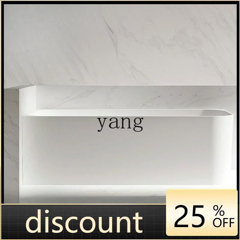 LTT artificial stone bathtub household independent small apartment hotel bed and breakfast bathtub