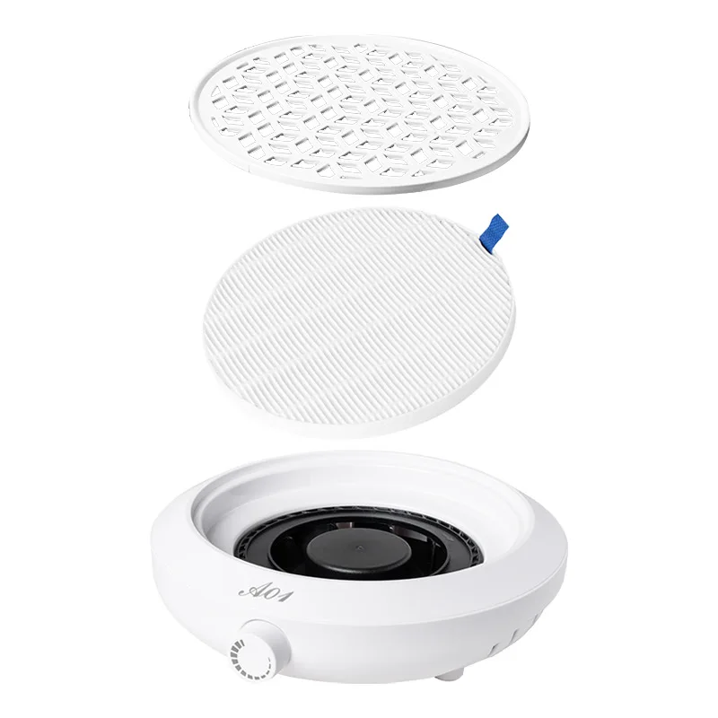 مكنسة كهربائية للأظافر، شفط كبير، غير رماد، تلميع الأظافر، إزالة الأظافر، كتم الصوت، مضاد للغبار، أداة خاصة لصالونات الأظافر