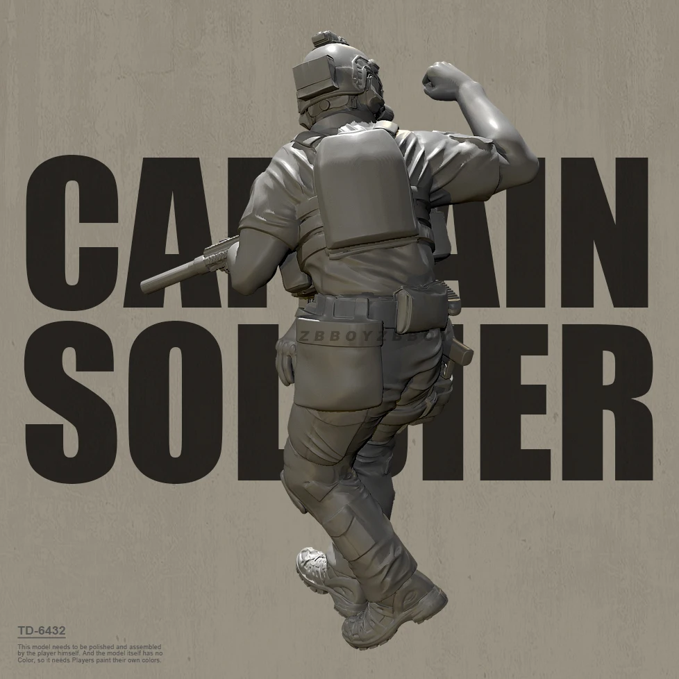 The height of man 38mm 50mm Resin Soldier model kits figure colorless and self-assembled （3D Printing ） TD-6432B/3D