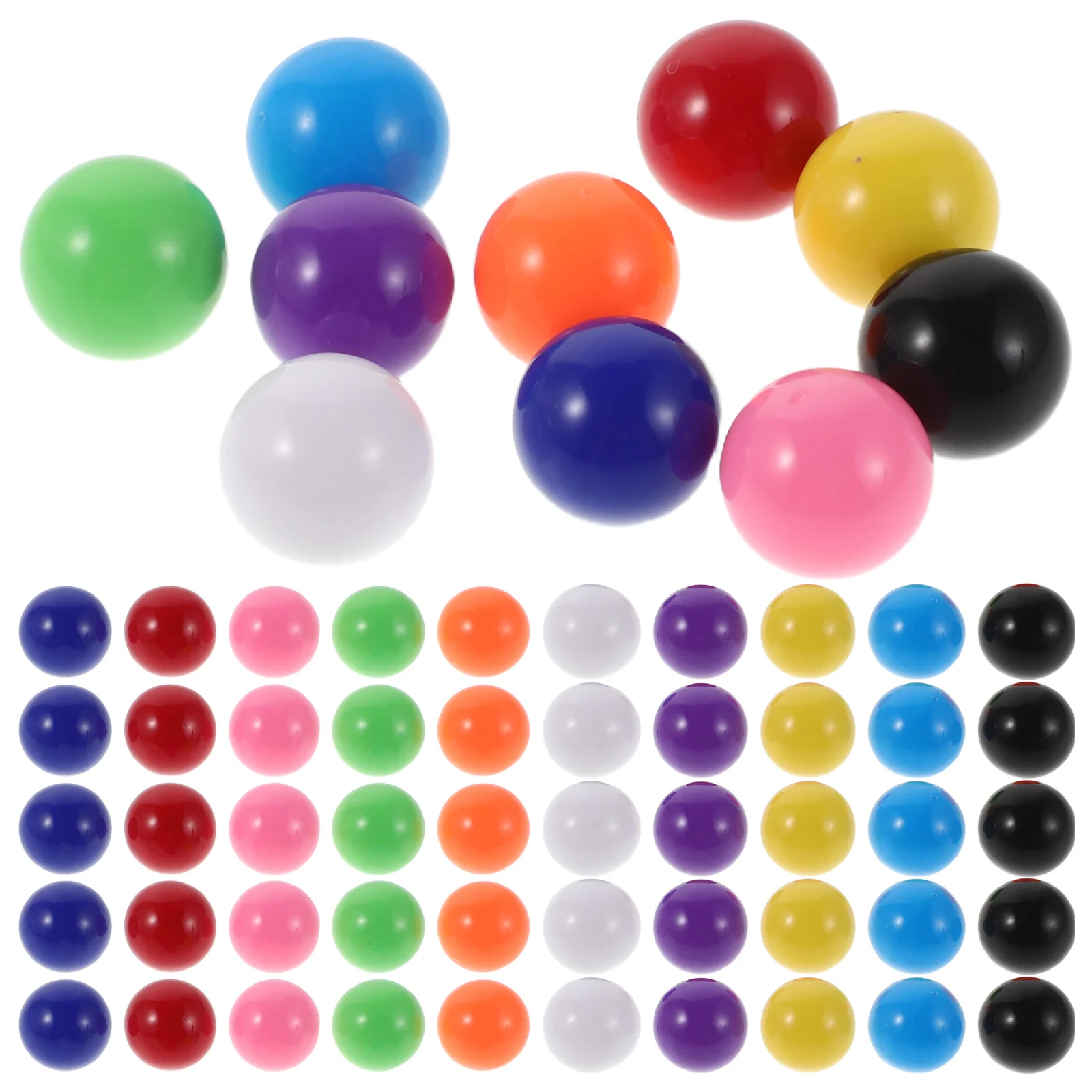 Herramientas de enseñanza de matemáticas, bolas pequeñas, colores vibrantes, diseño sólido duradero, juegos interactivos de aprendizaje y conteo, 200 Uds.