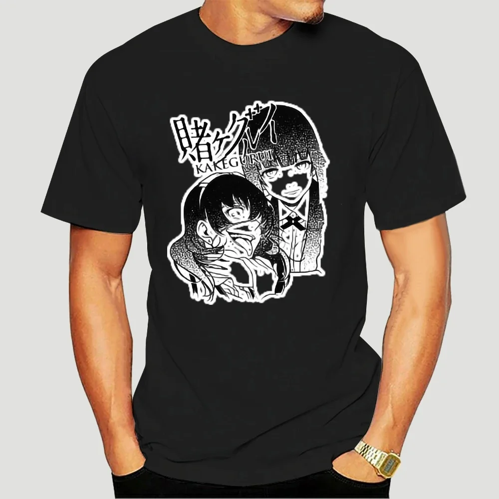 Trendy Kakegurui Shirt Yumeko Jabami Tshirt Men Short Sleeve Leisure Compulsive Gambler Tee  Cotton T-shirt Gift Harajuku 5227X