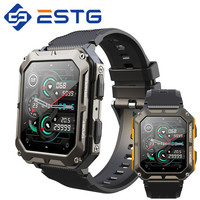 C20 PRO Smart Watch Men Bluetooth Call Outdoor Sports 1.83inch Large Screen Voice Assistant Fitness C20Pro Smartwatch