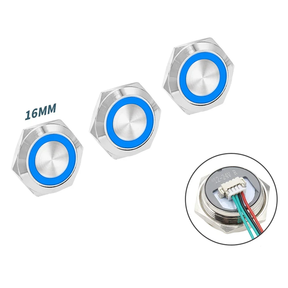 Momentary Switch As Shown In The Picture LED Light Switch Durability Electronic Projects Flexible Voltage Range