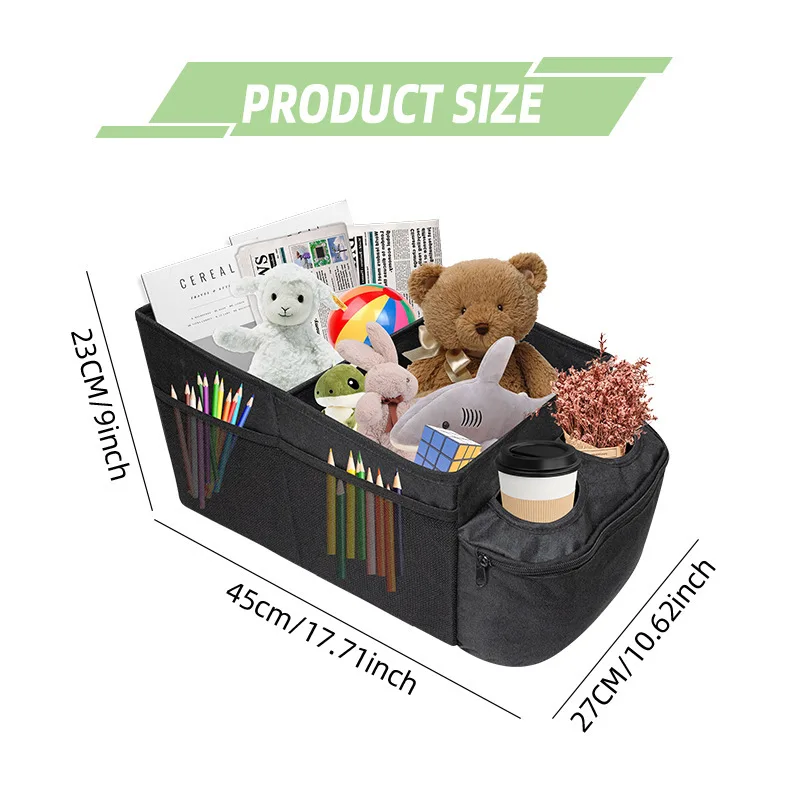Large Capacity Car Trunk Storage Box Folding Organizer Bag - Efficient Space Saver for Vehicle Storage Stowing Tidying