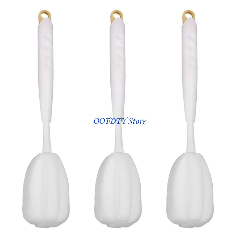 367A Ergonomic Sponge Brush Cleaning Tool For Deep Cleaning Glassware Mile Bottle