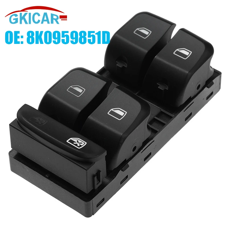 8K0959851D 10 Pins Power Electric Window Master Switch 8K0959851 For Audi A4 S4 Allroad Quattro B8 Q5 A5