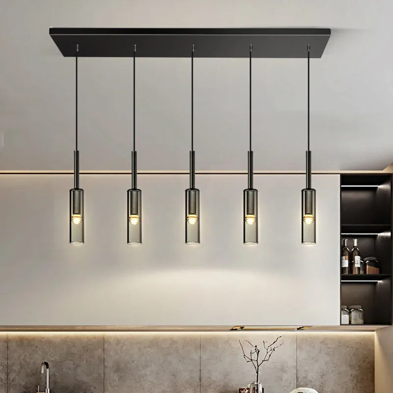 Modern Home Decoration Ring Chandelier Used for Kitchen Dining Table Living Rooms Pendent Lamp Indoor Lighting Hanging Fixture