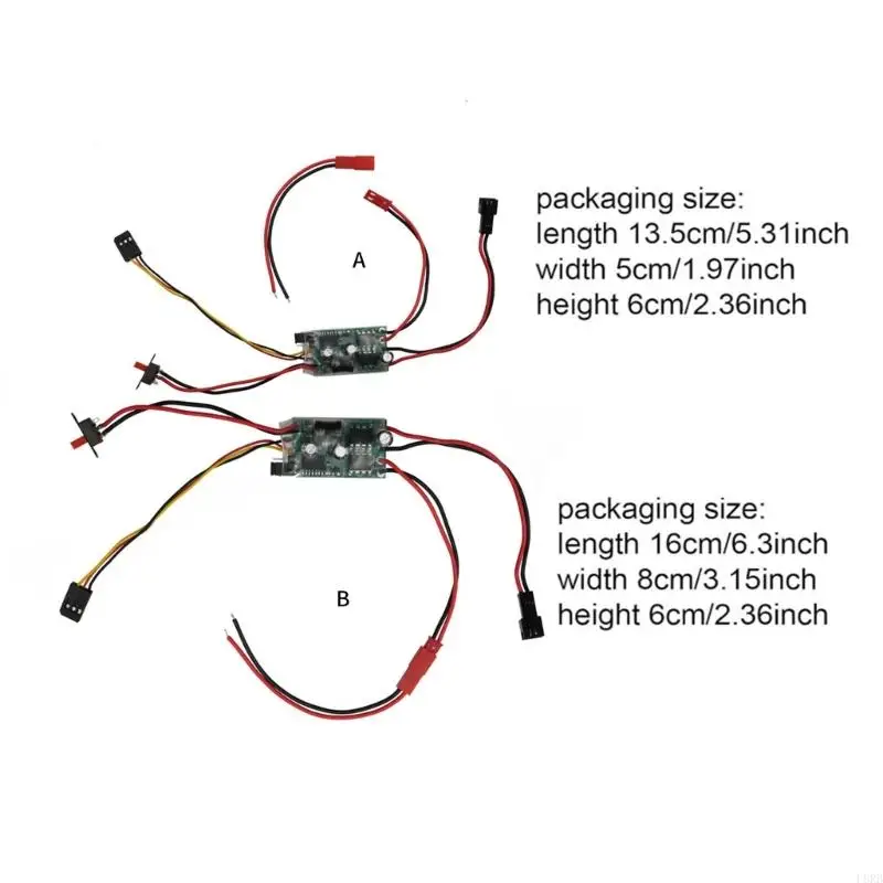 Télécommande véhicule brossé Speed ​​Controller Modèle Accessoire modification voiture pour les robots modèles série