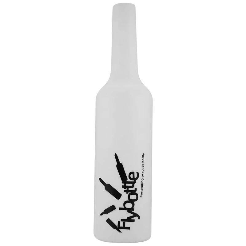 

White Flair Bartender Bartending Practice Silicone Bar Pub Bottle Wine Cocktail Shaker