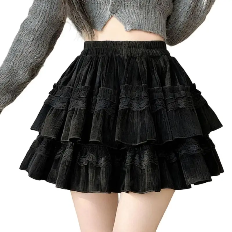 Váy nhung dạ hội thanh lịch có eo cao xếp ly cho sự kiện buổi tối