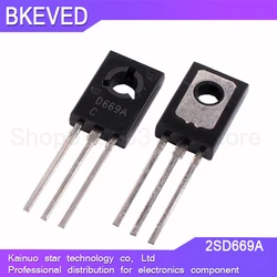 10PCS 2SD669A TO-126F 2SD669 D669A D669 TO-126 Triode new and original