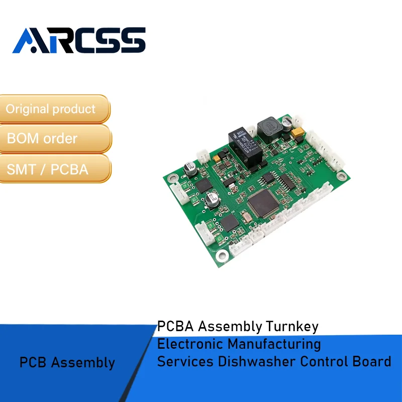 PCBA الجمعية Turnkey خدمات التصنيع الإلكترونية لوحة تحكم غسالة الأطباق