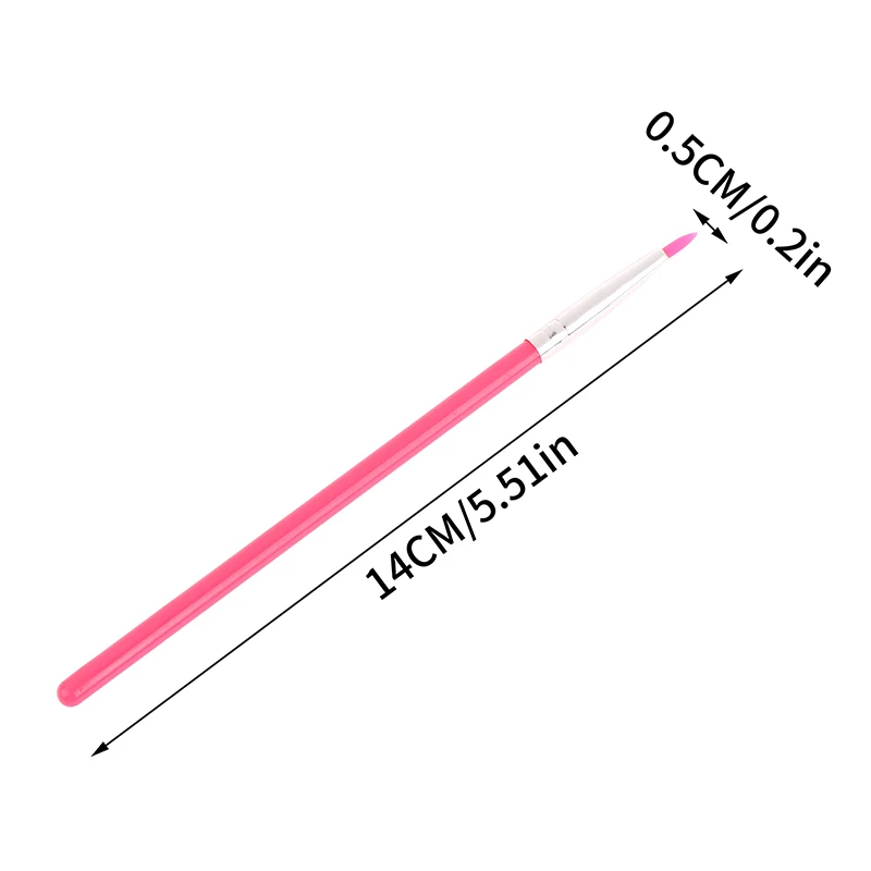 แปรงคอนซีลเลอร์ซิลิโคน แปรงแต่งหน้าตา แปรงอายไลเนอร์ อายแชโดว์ รายละเอียดคิ้ว เครื่องมือเพ้นท์เล็บ แปรงทาเล็บ