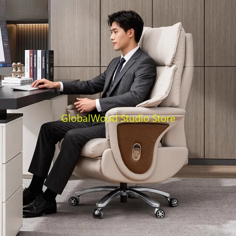 

Офисные стулья с подогревом и вентиляцией, кресло из натуральной кожи Boss, современный дизайн, эргономичное кресло для геймера, кресла Electrich