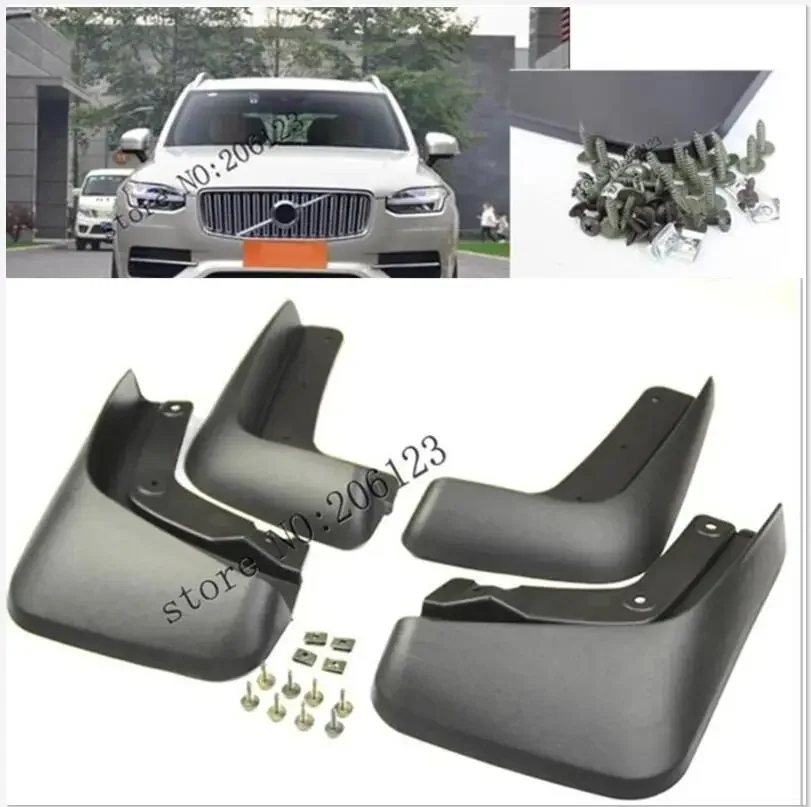 OEM Front Rear Molded Car Mud Flaps For VOLVO XC90 2015 2016 2017 2018 2019  Mudflaps Splash Guards Mud Flap Mudguards Fender