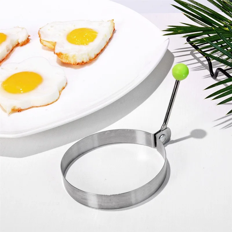 5 Style Stainless Steel Fried Egg Pancake Shaper Kitchen Accessories Gadget Rings Omelette Mold Mould Frying Egg Cooking Tools