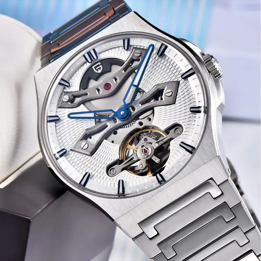 

PAGANI DESIGN 2025 New 42MM Men's Luxury Hollow Tourbillon Automatic Mechanical Watch Sapphire Glass Relojes hombres PDYS028