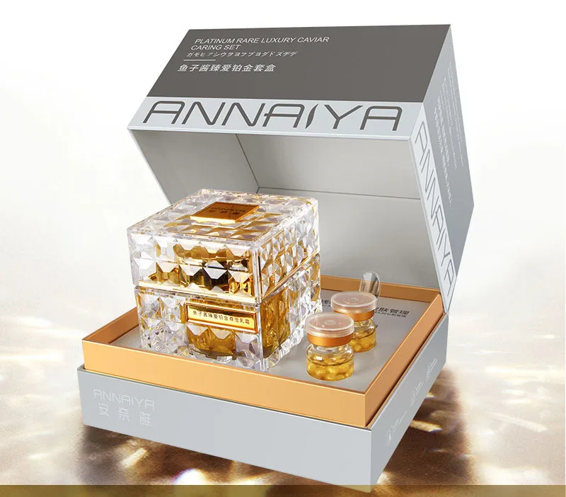 Luxury Caviar Caring Facial Cream Anti-wrinkles Moisturizing Firming Anti-aging Repairing Nourishing Lift and Fade Fine Lines
