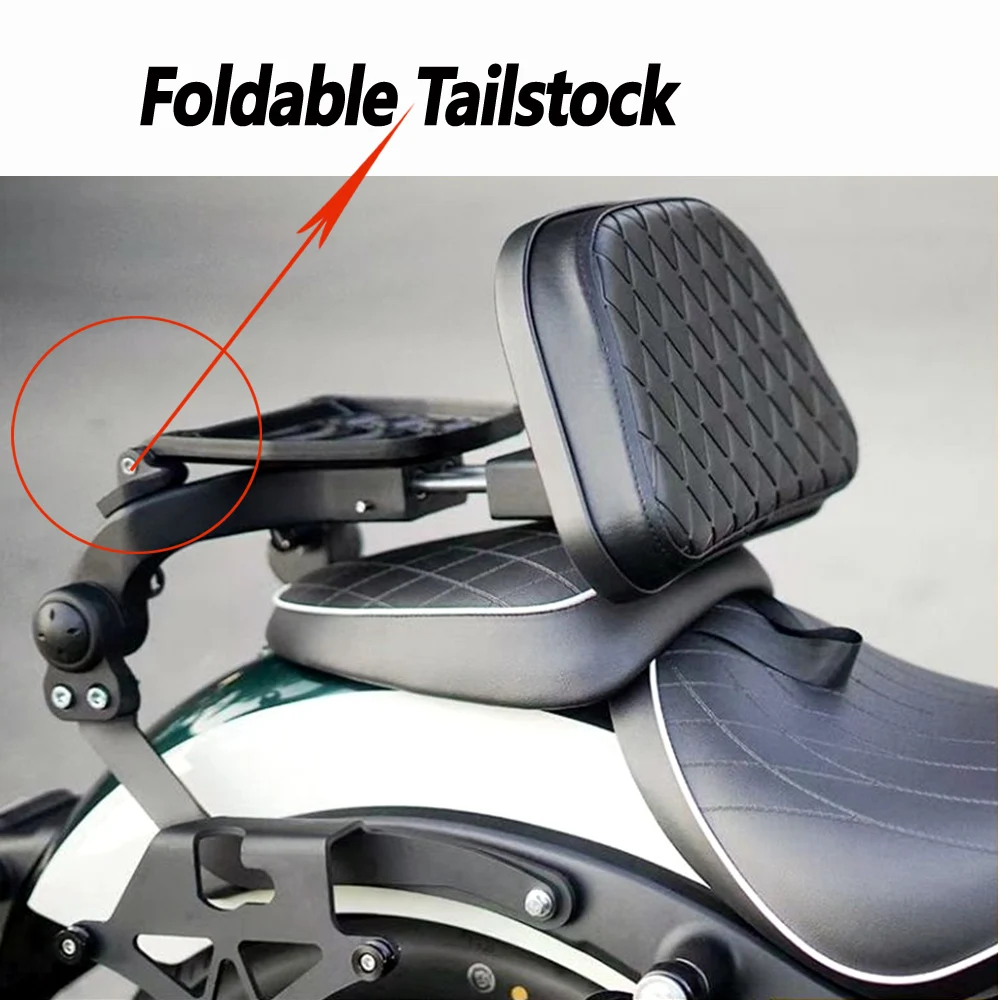 

For CYCIONE RA401 RA 401 Folding Backrest Modification Aluminum alloy foldable lumbar support tailstock driver passenger cushion