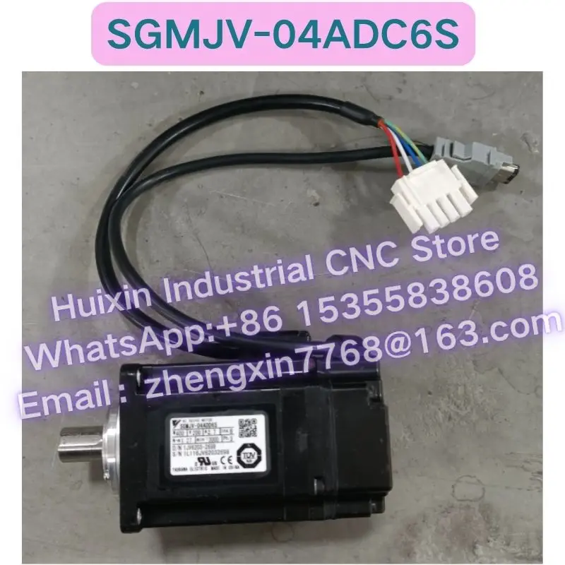 Used Servo Motor SGMJV-04ADC6S SGMJV 04ADC6S Normal Function Tested OK Fast delivery