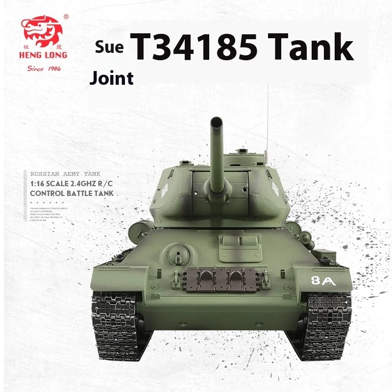 Char RC T34 Henglong, réservoir métallique télécommandé, électrique à quatre roues motrices, bataille tout-terrain, jouet pour adultes, modèle pour garçons