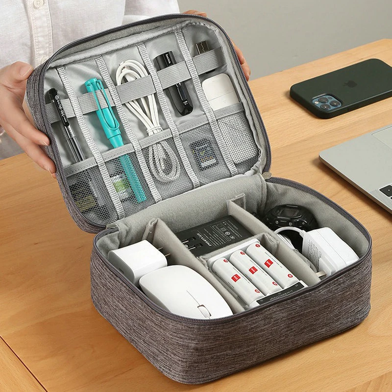 Car sticker Car Travel Cable Storage Bag USB Data Cable Charger Plug Storage Cable Bag Fit For BMW M M3 M5 X1 X2 X3 X5 X4 X7 G12 - view 3