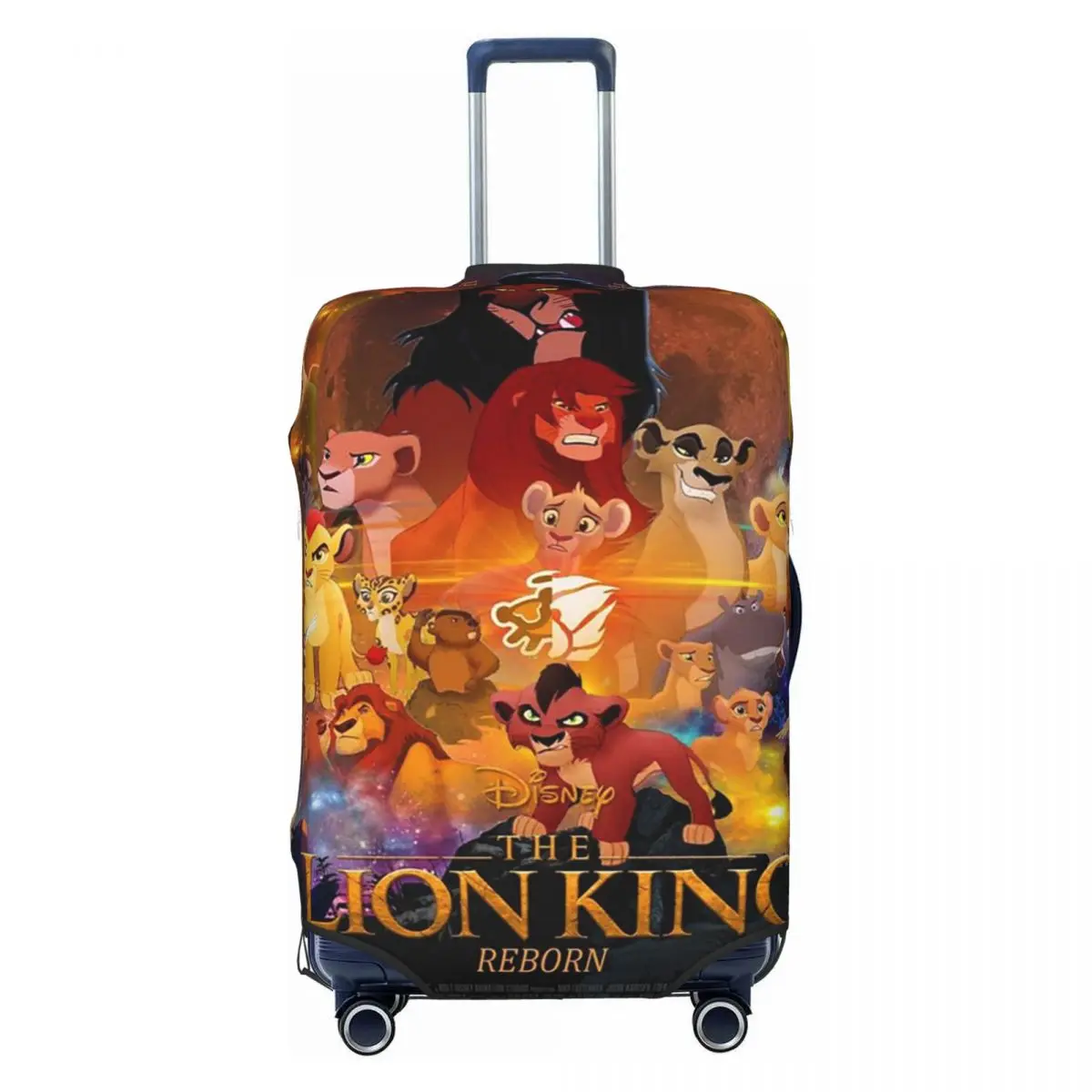 

Cute The Lion King Luggage Cover Protector Washable Travel Suitcase Covers